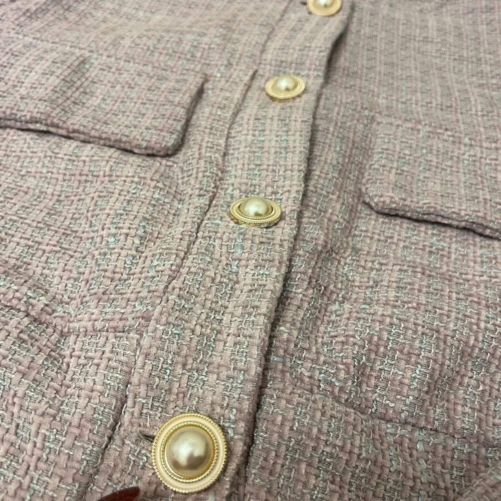 Chic Two-Piece Tweed Set - Picture 3 of 7